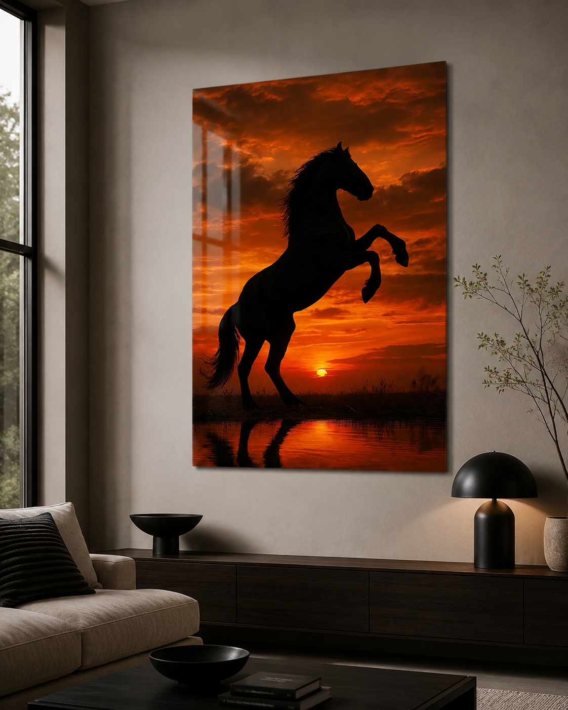 Rearing Horse Silhouette