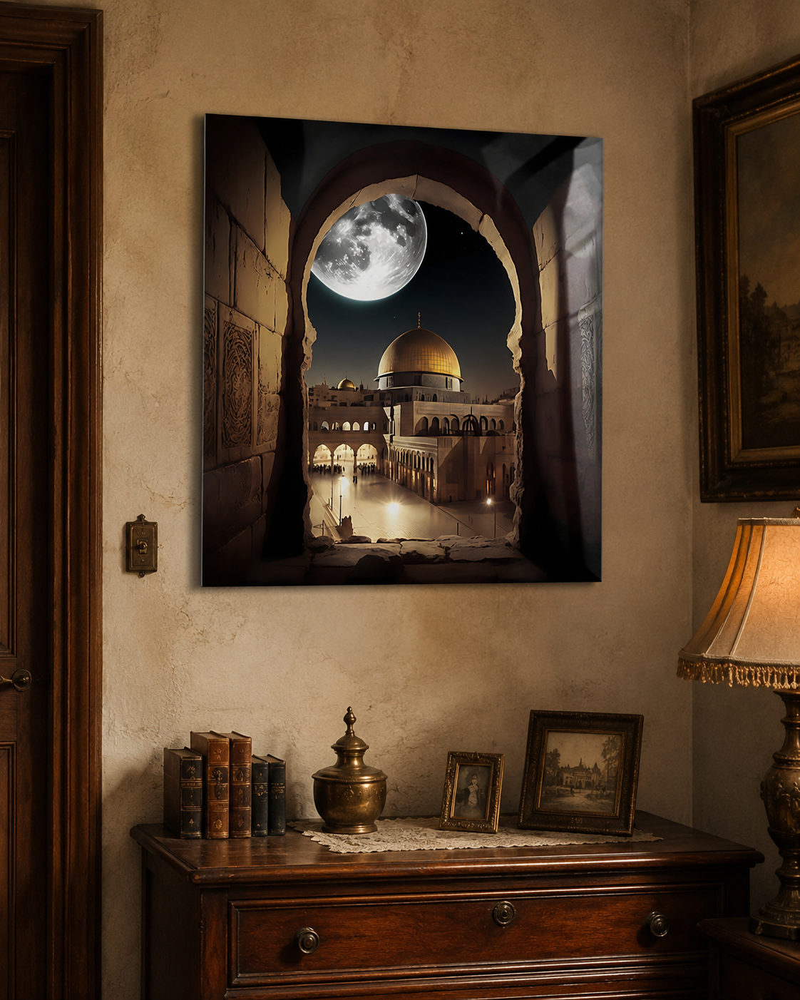 Moonlight Over Al-Aqsa