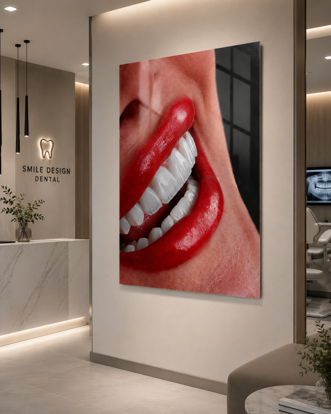 Bold Red Smile