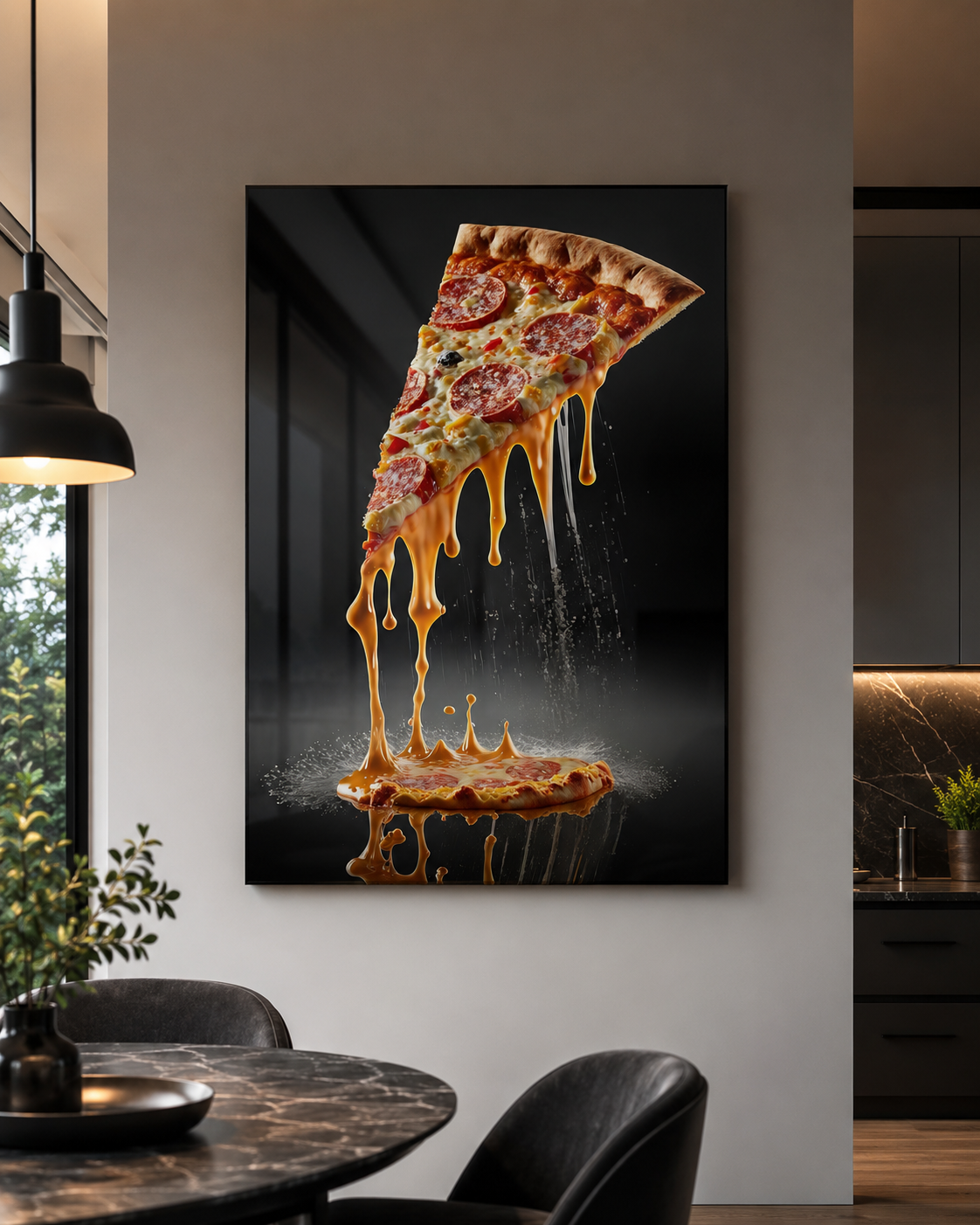 Melting Pizza Pop Art
