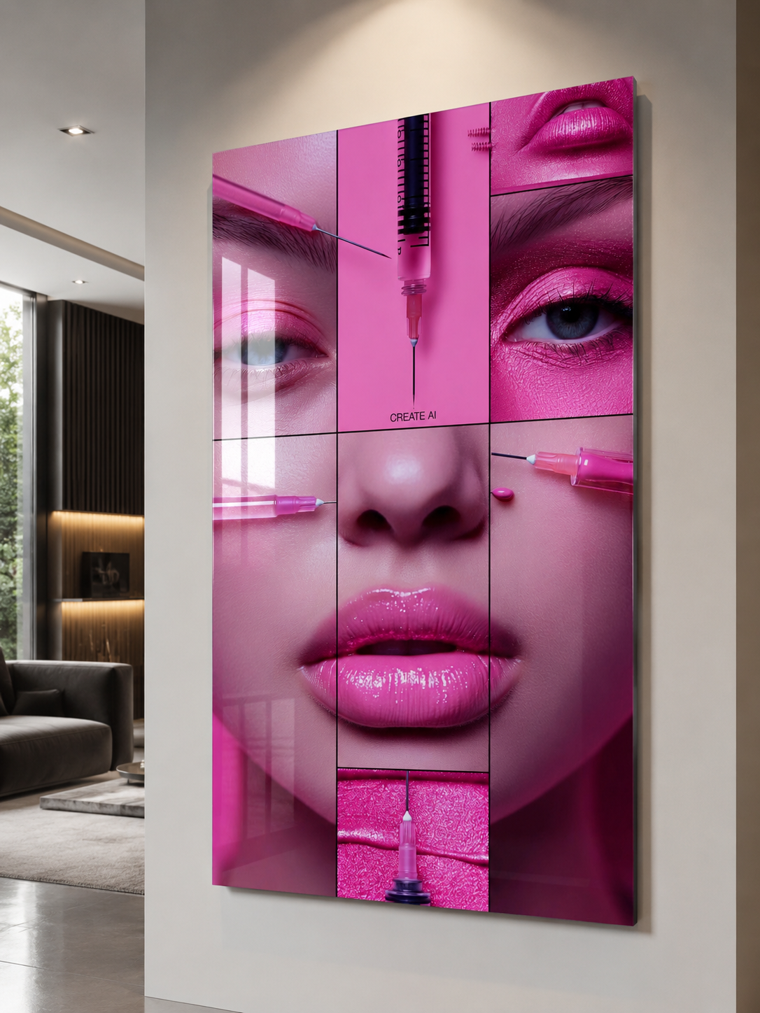 Pink Beauty Pop Art